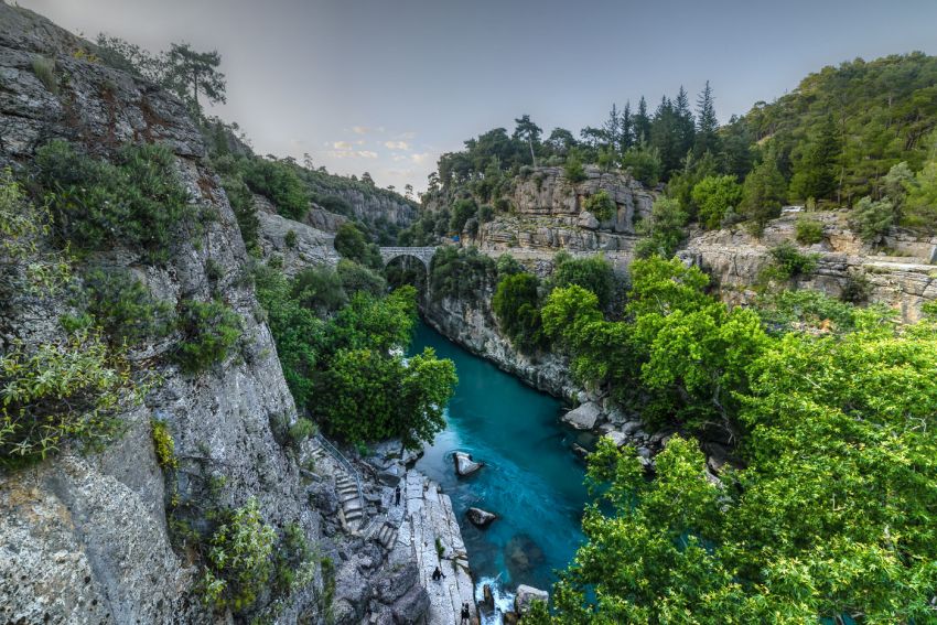 Canyon vert à Sidé
